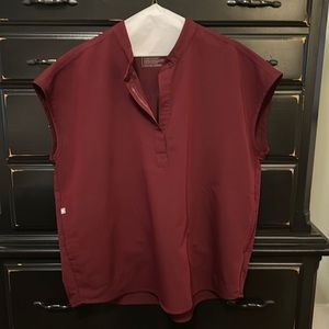 Figs Women's Burgundy Top